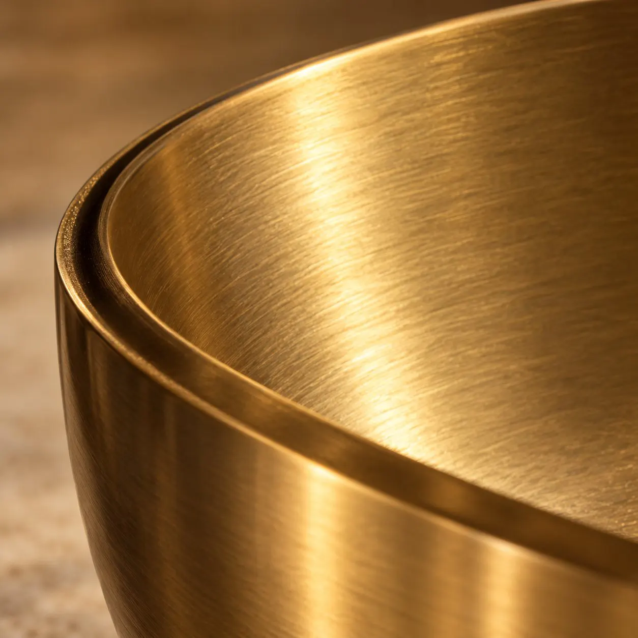 Brushed brass